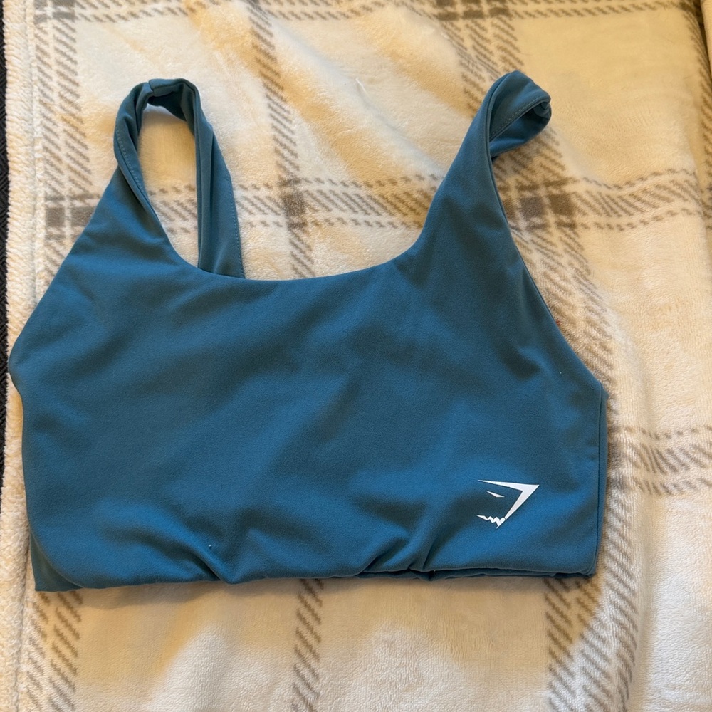Gym shark  🦈 Blue soft Sports Bra
